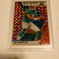 2020 Panini Mosaic Reactive Gold Tua Tagavolia PSA 10