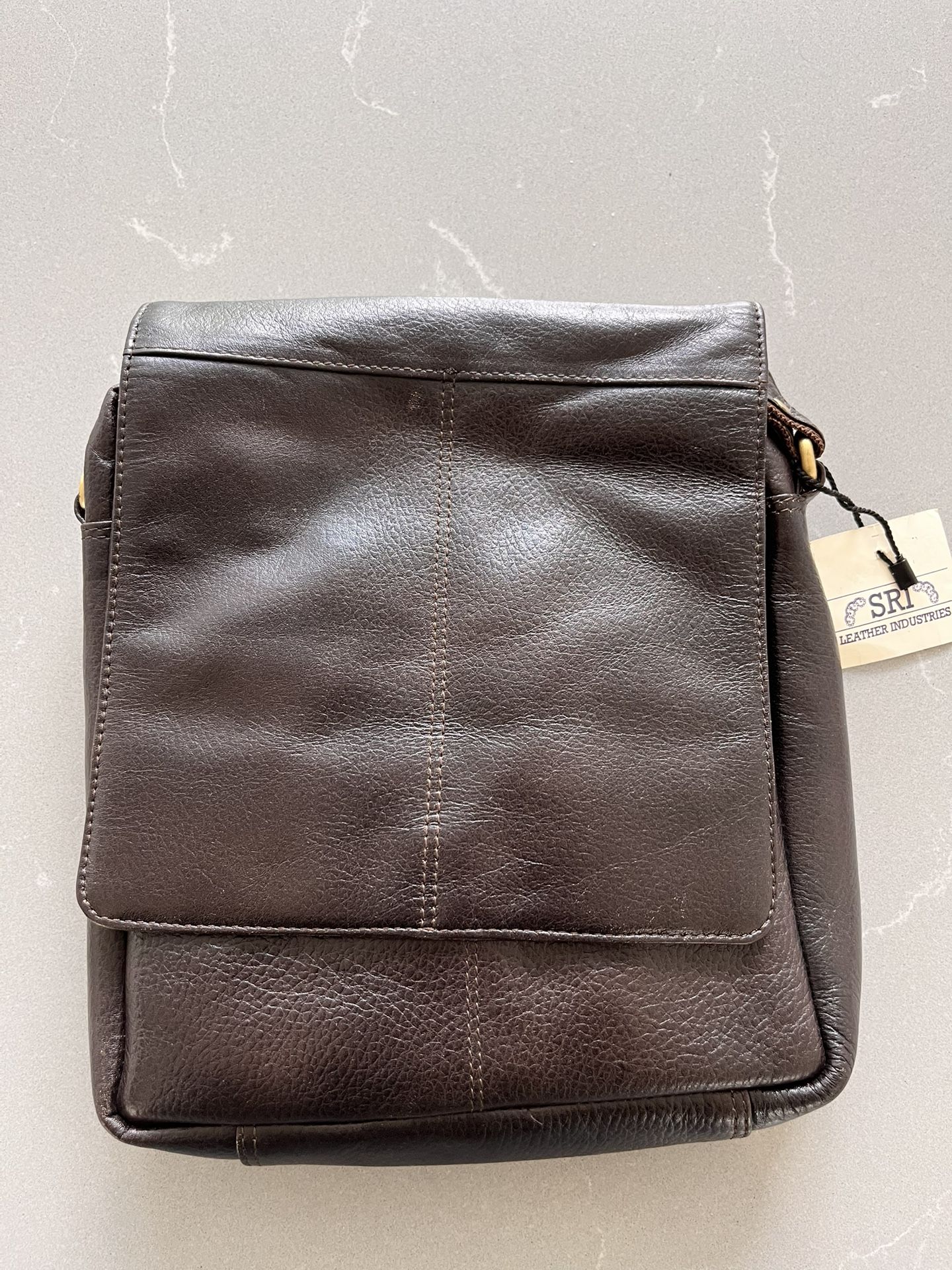 New from Jaipur. Premium leather messenger bag