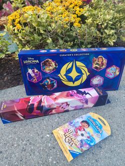 Lorcana Curator Collection Beauty & Beast Hyperia City Playmat i2i Bundle