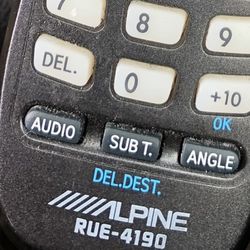 Alpine RUE-4190 Universal remote for Alpine CD, DVD, and navigation receivers