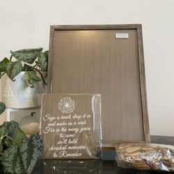 Wedding Event Party Wooden Sign 