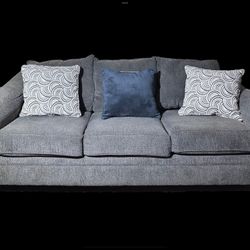 Grey Two Piece Couch 
