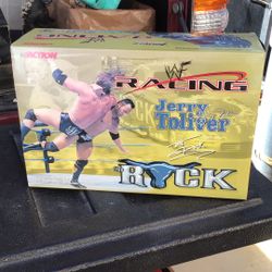 Collectible Jerry Toliver WWF The Rock 1/24 Scale Action Diecast 2000 Camaro Funny Car