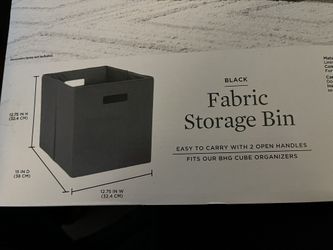 Fabric Storage Bin