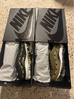 Nike Air Max 97 UNDFTD 2020 - Size 9.5 - Brand New - Black/Volt & Militia Green