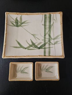 Japanese Ceramic Sushi Serving Platers