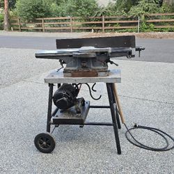Vintage 40s/50s Delta Rockwell (Milwaukee) 6" Jointer Model 37-207 + Stand