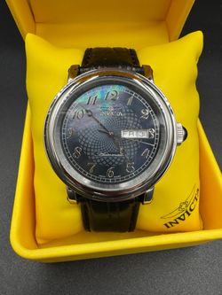 Invicta Swiss Made 1948 mod. 2805 Automatic Eta2836-2 Blk M.O.P Dial w/ box COA