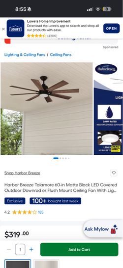 Harbor breeze ceiling fan