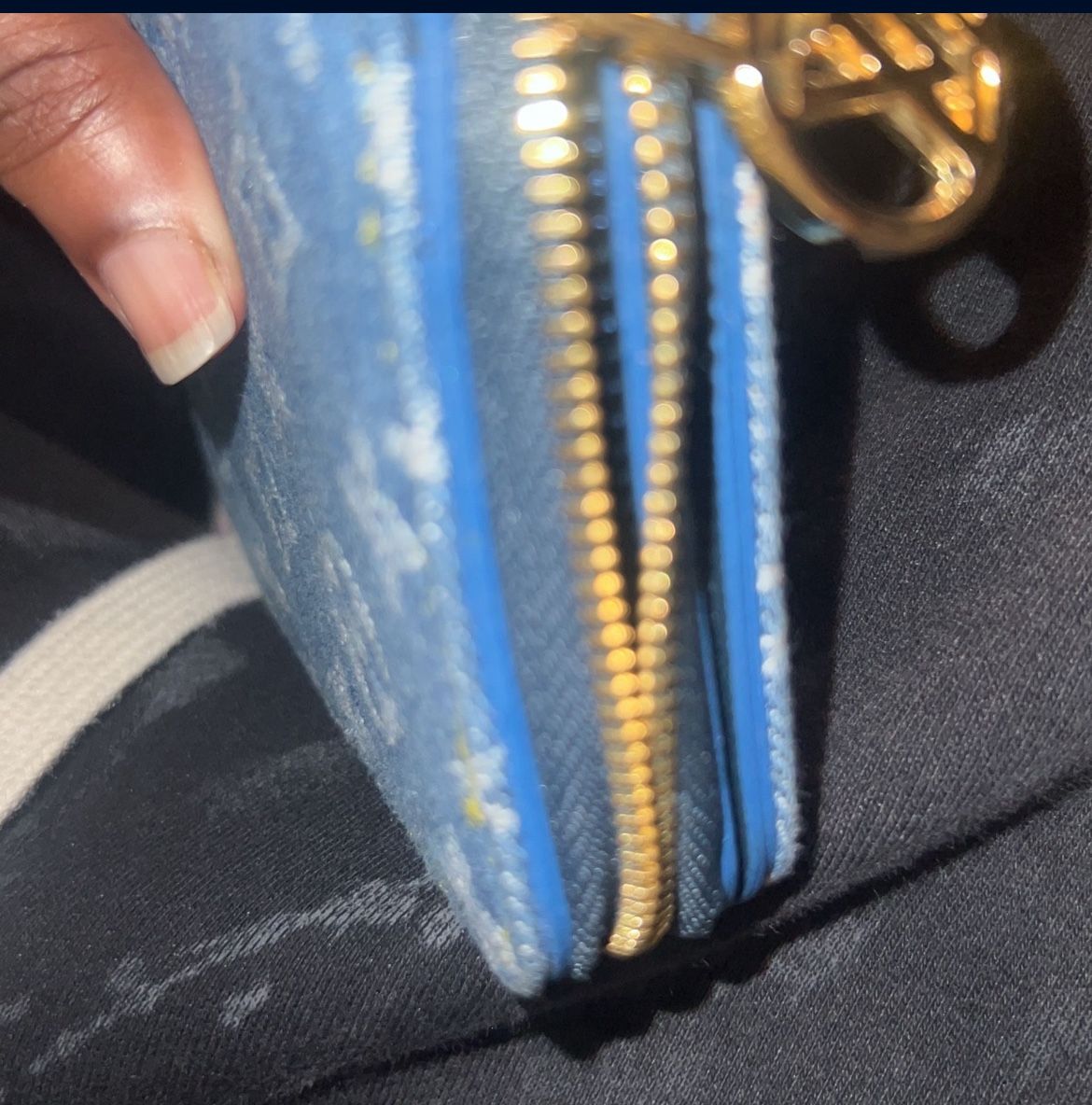 Louis Vuitton Victorine Wallet in Monogram Denim