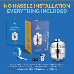 aqua bliss multi stage shower filter SF220 (brand new)