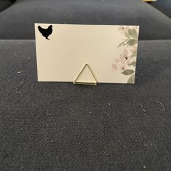 24 Count Gold Placecard Holders