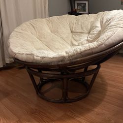 world market papason moon chair 