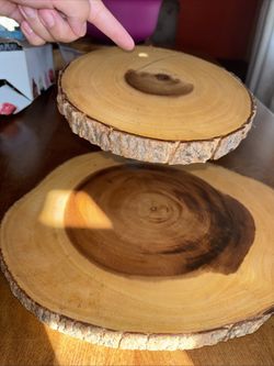 Lipper International Acacia 2-Tier Tree Bark Server for Meats