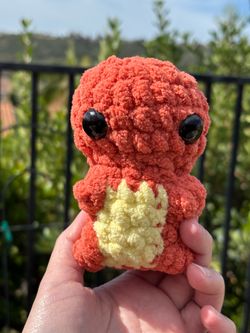 Pokémon Charmander 🔥 handmade 🧶 crochet 🧶 plushie