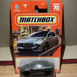 Matchbox / Tesla Model X / Silver