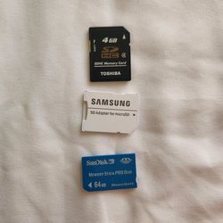 Assorted SD Cards