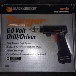 Black &Decker Ranger Cordless Drill/Driver