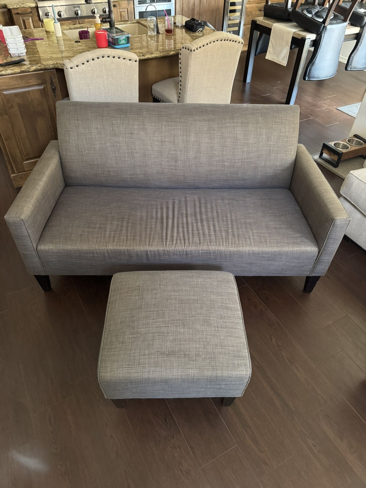 Crate & Barrel Camden Couch And Ottoman