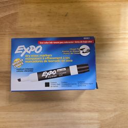 Black Expo Dry Erase Markers 12 Pack