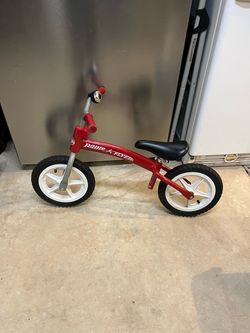 Red Radio Flyer Balance Bike for Toddlers