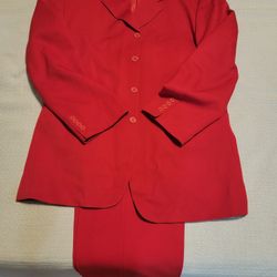 Mens RED 2 piece Suit