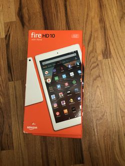 Brandnew Amazon fire HD10 with Alexa Tablet