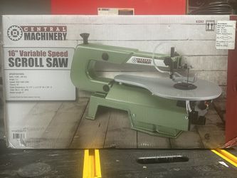 16 Inch Variable Speed Scroll Saw-Central Machinery/Inbox New