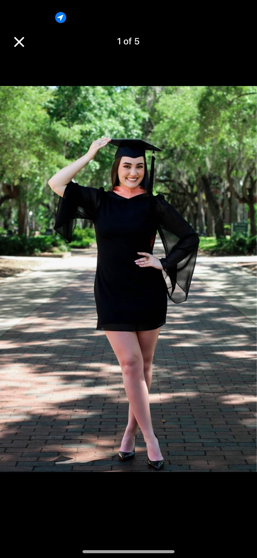 Black Mini Shift Dress Sz 4/6