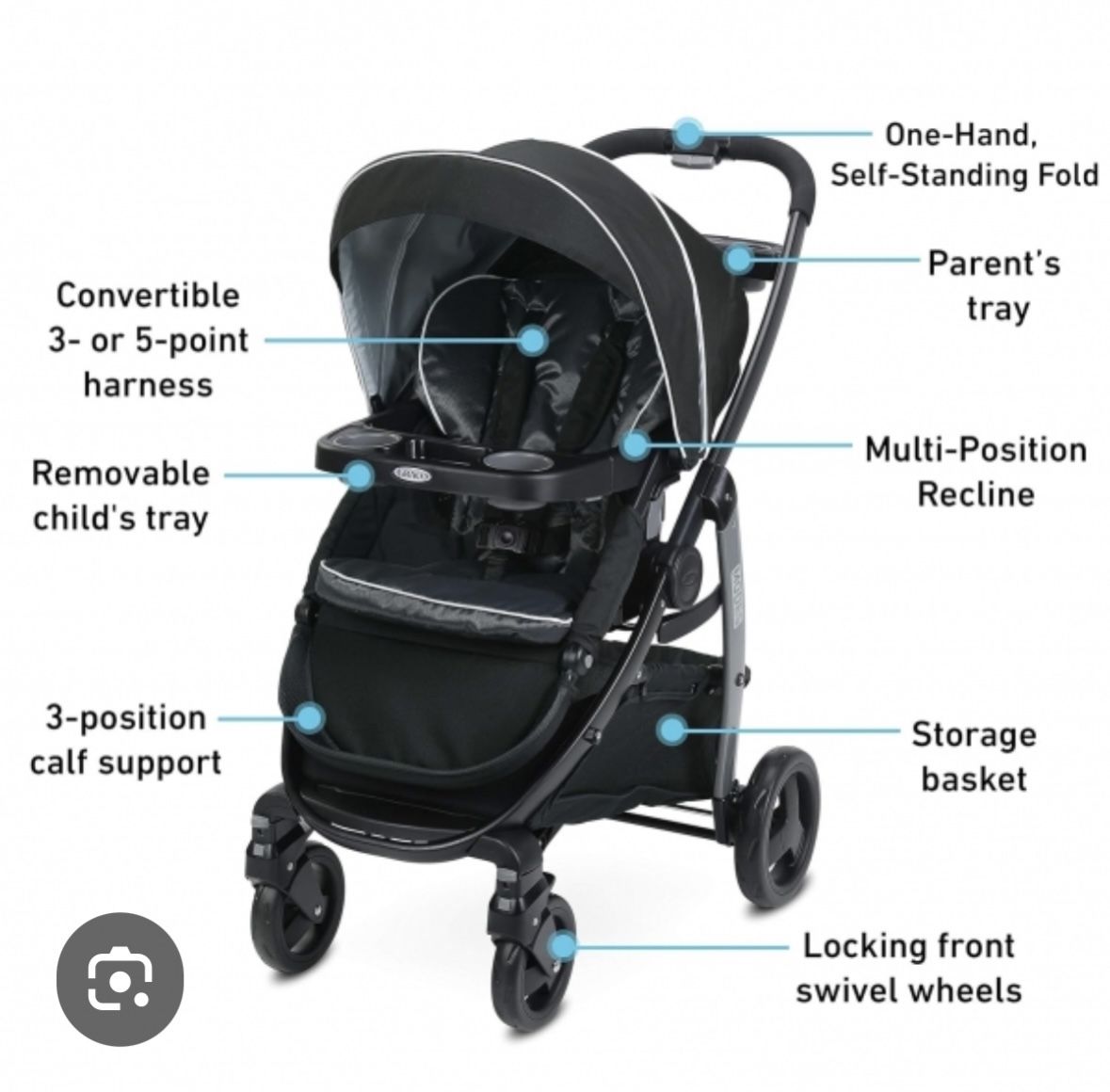 3 Pc Graco Stroller