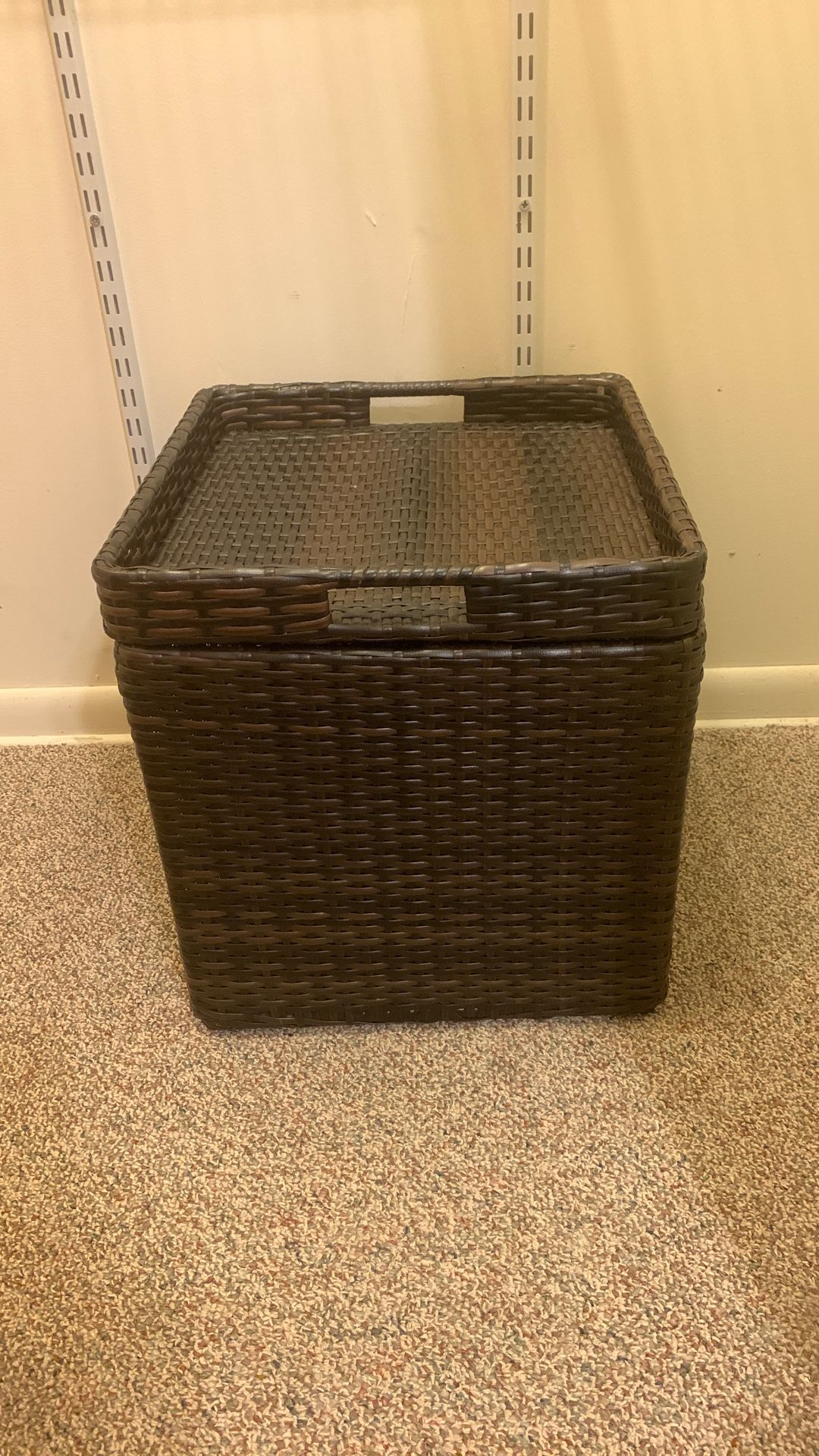 Rattan Indoor/Outdoor Accent Table. Good