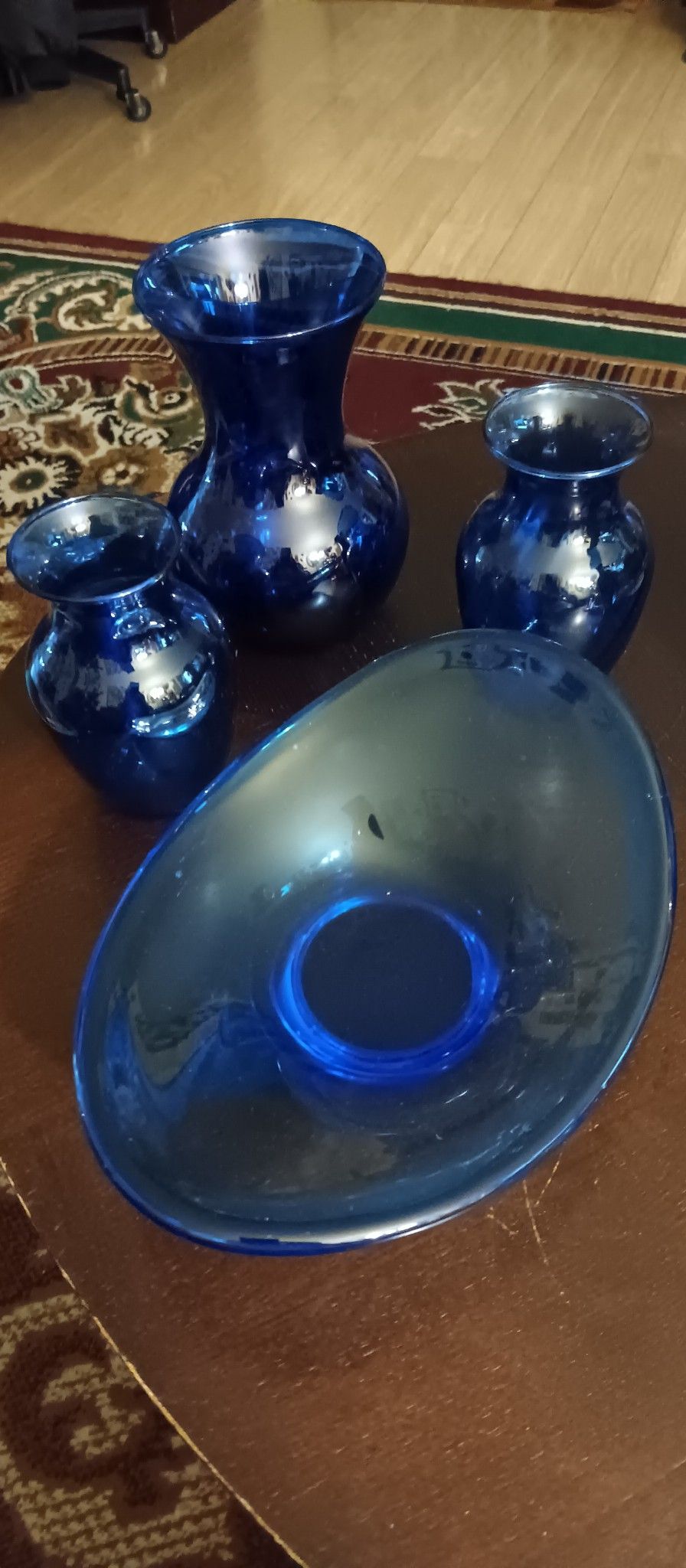 Cobalt Blue Bundle Of Glassware $30