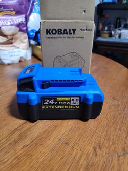 Kobalt Battery 24v Max 4.0 Ah Extended Run