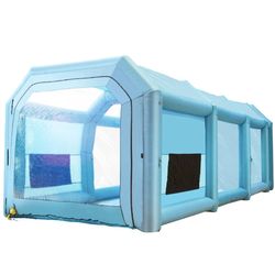 VEVOR Inflatable Paint Booth 38ft Long  Spray Painting Booth With Air Filter System