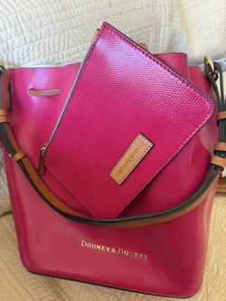 Leather Hot Pink Dooney 