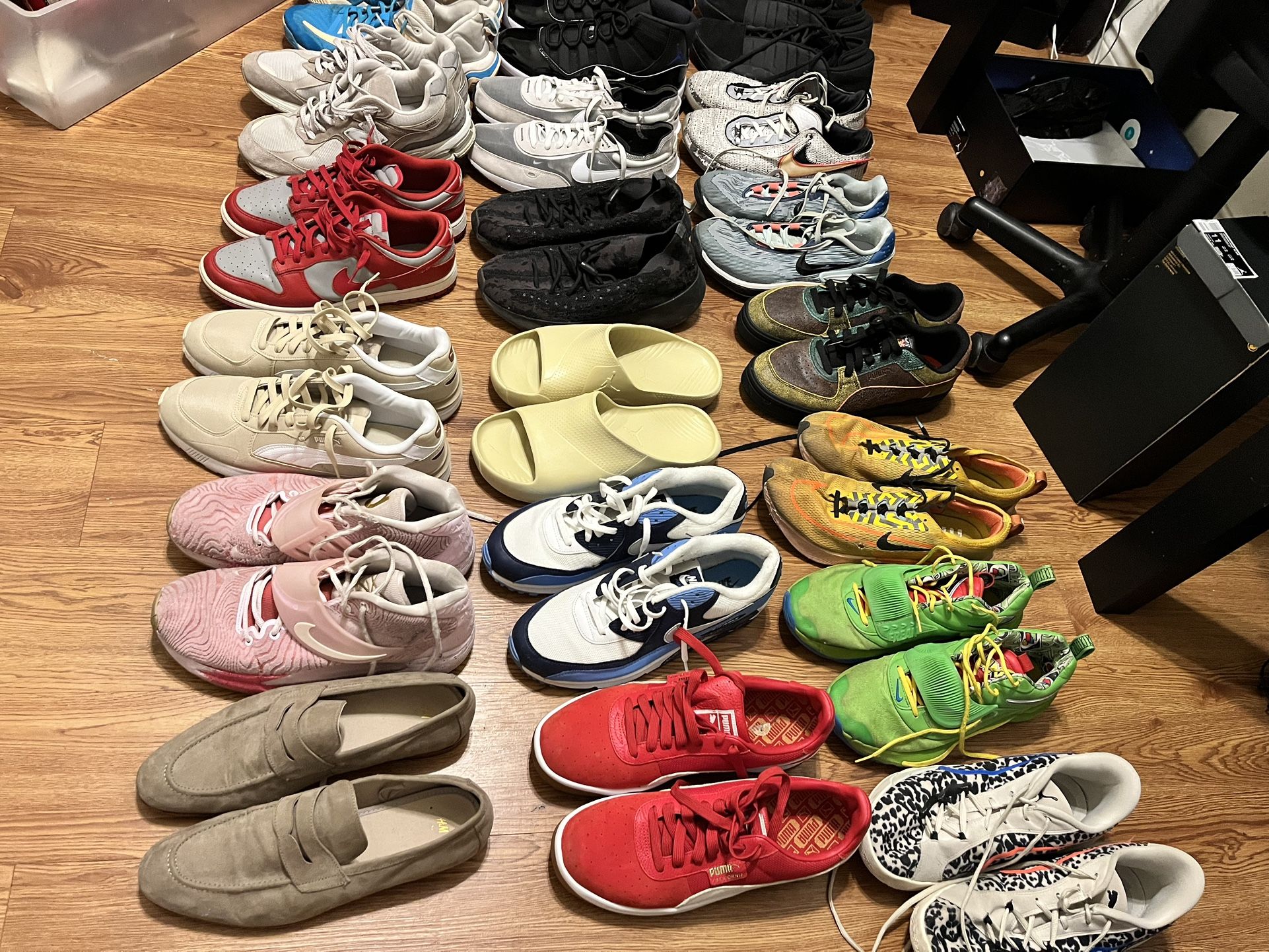 19 Size 11 Shoes Includes Shoes Like Dunks Yeezysharden 7 And More.