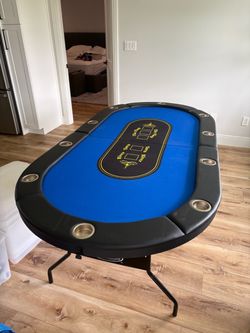 Barrington Folding Poker Table – Seats 10 – Never Used