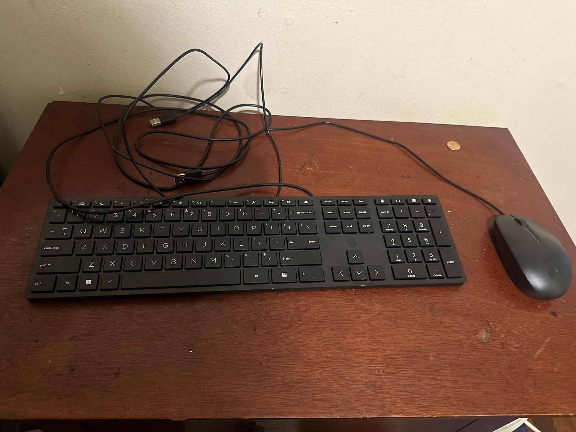 New HP keyboard and mouse