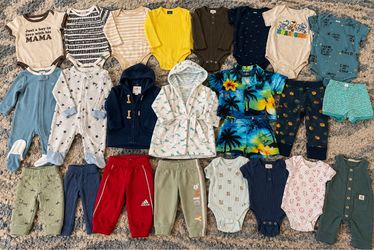 6-9m Baby Boy Clothing Bundle – 25+ Pieces
