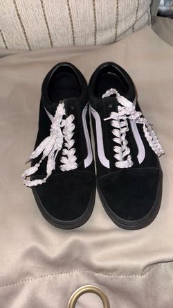 Women’s Vans with purple lace size 7 juniors/8.5 women