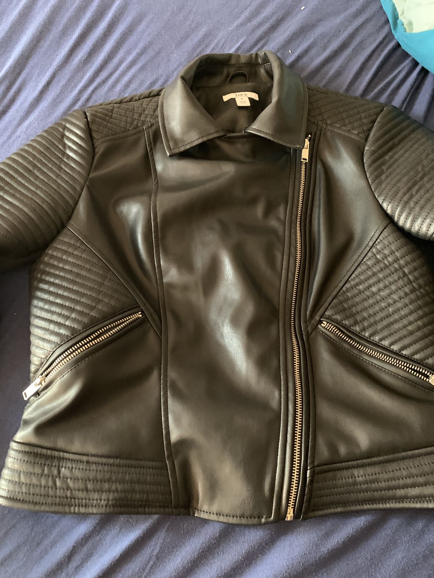 Black motorcycle jacket