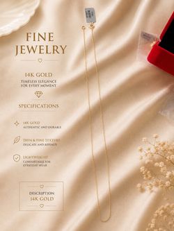 Cadenas finas de oro 14k