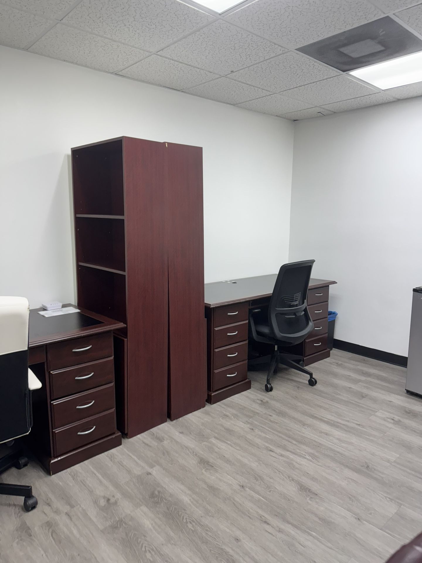 Office Desk And Book Shelf