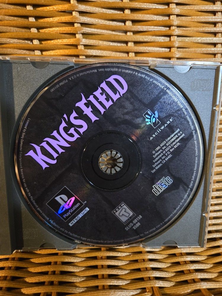 King's Field (Sony PlayStation 1, 1995) DISC ONLY