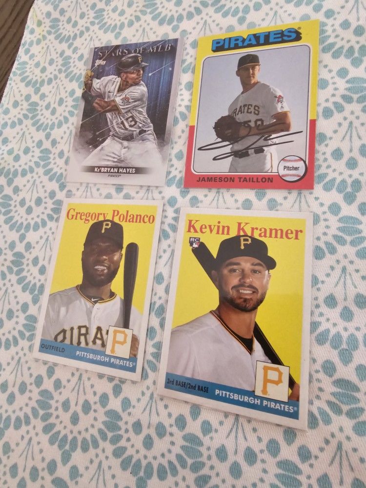 Pittsburgh Pirates Newer Baseball Cards Lot Of 17 Cards