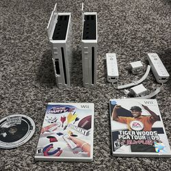 NINTENDO Wii BUNDLE - Gamecube models RVL-001 -Bundle -Tested in good condition