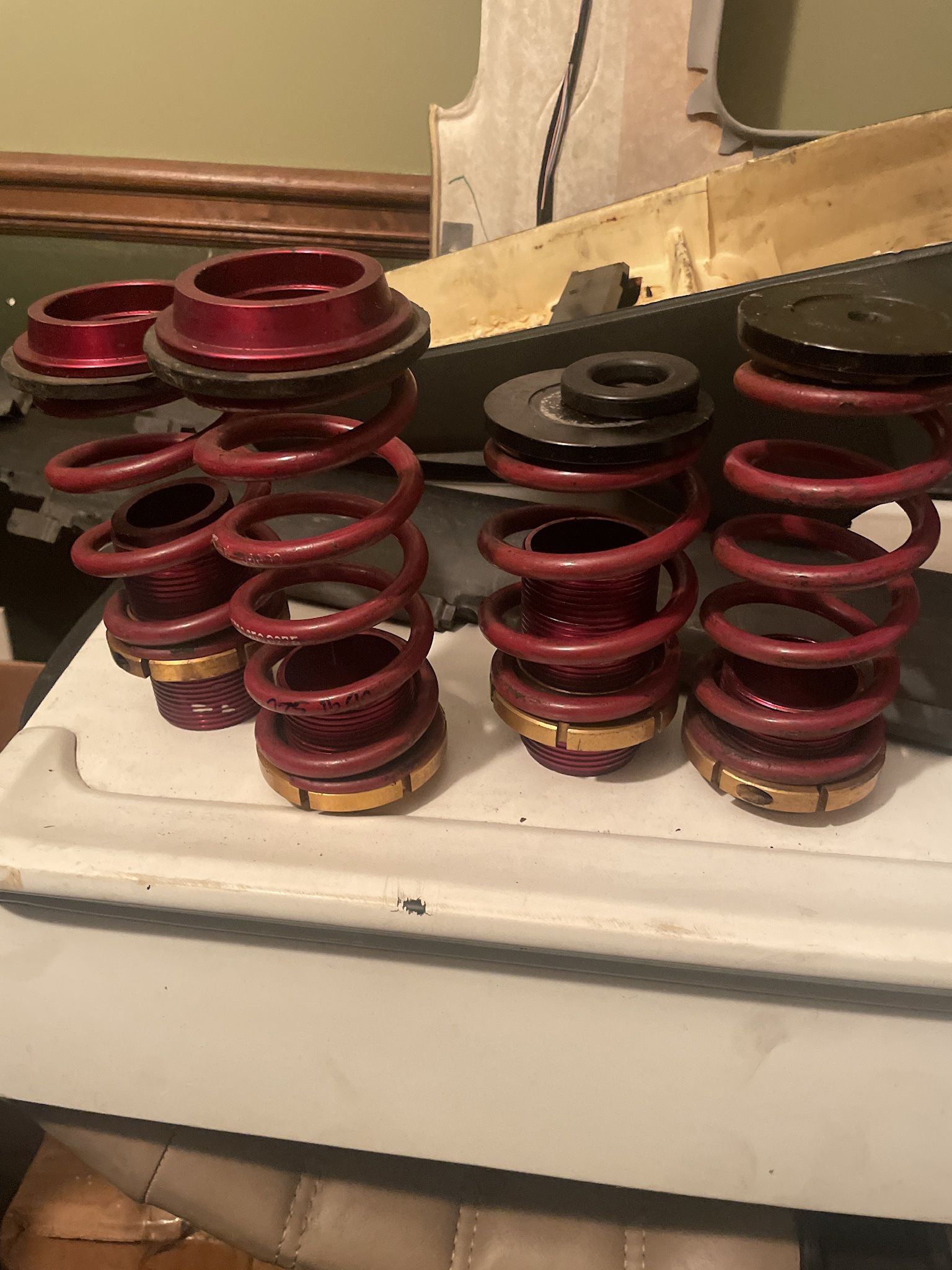 GROUND Control coilovers For A Mazda Miata. With eibach Springs.