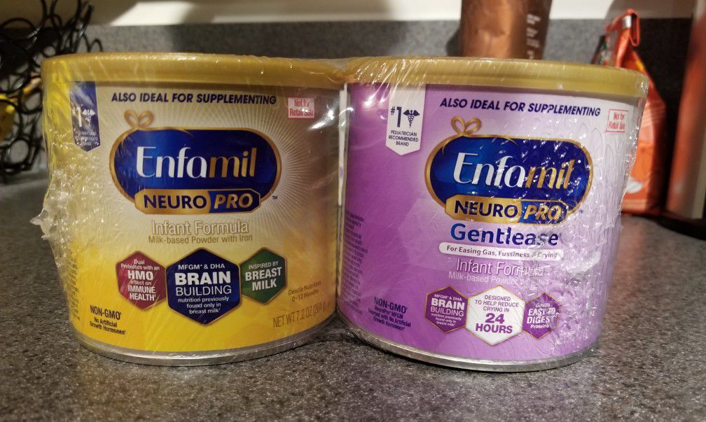 Enfamil formula small containers