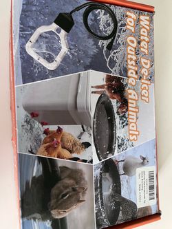 Water De-Icer for Outside Animals