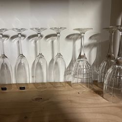 Champagne Glass & Wine Glass